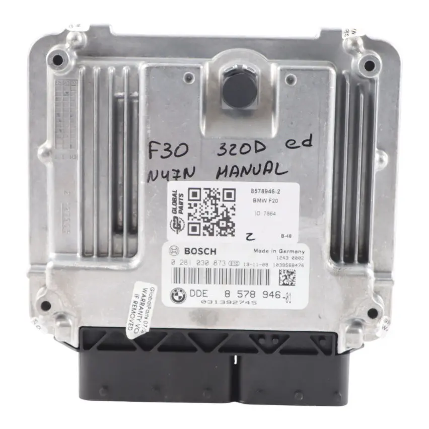 N47N 163HP Engine Module ECU DDE 8578946 Manual to BMW F20 F30 F32 120d 320d 420d with Part number 8586534 BMW F20 F30 F32 120d 320d 420d N47N 163HP Engine Module ECU DDE 8578946 Manual - SKU 8578946-2 - Part number 8586534