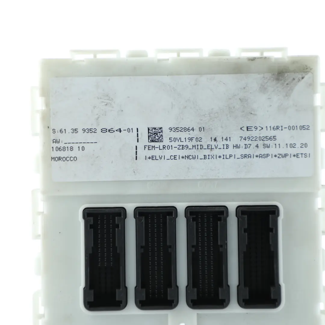 BMW F20 F21 F30 F31 116d 316d N47N 116HP ECU Kit DDE Key + FEM Manual - SKU 8579479-5 - Part number 8579479