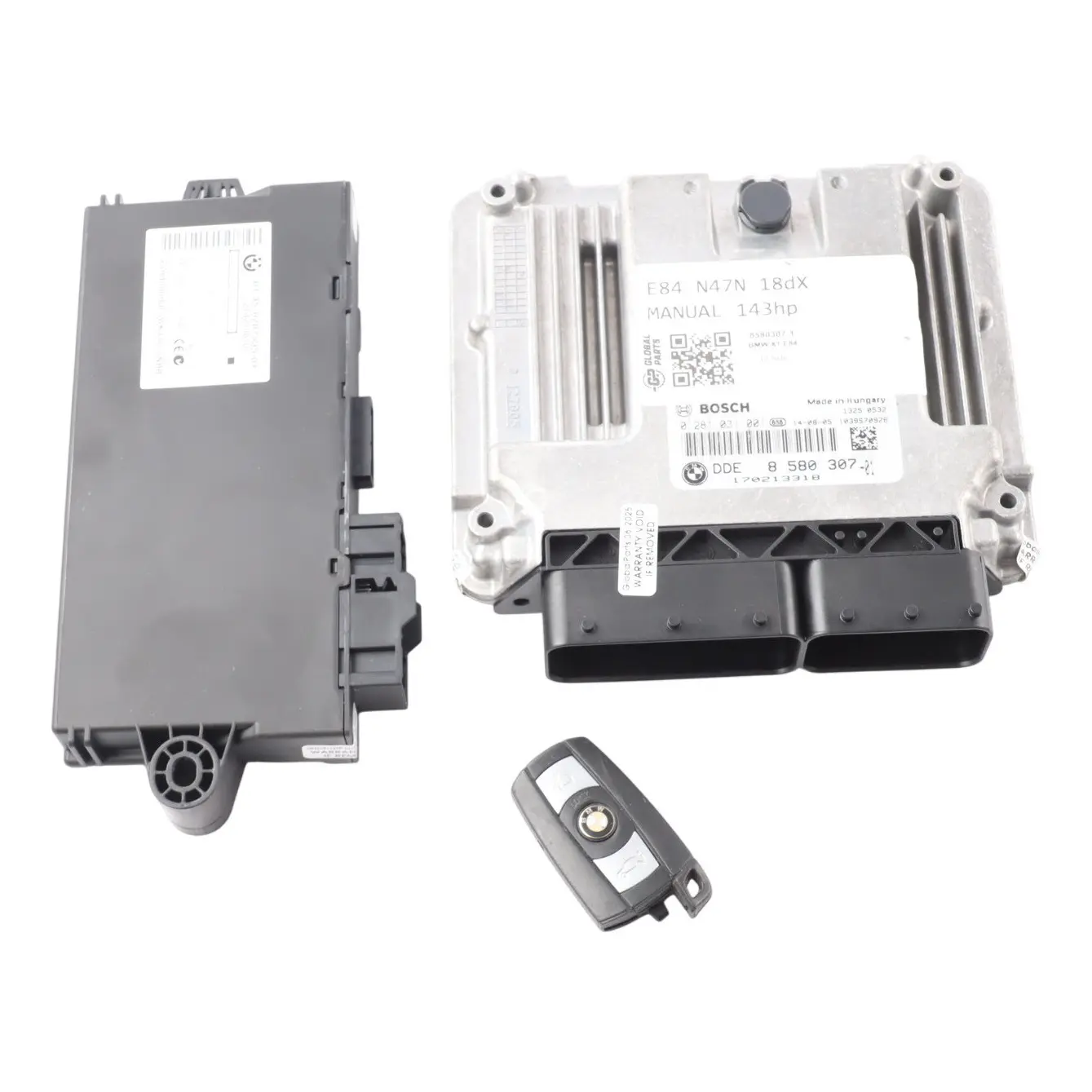 BMW X1 E84 18dX Diesel N47N 143HP Engine Unit ECU Kit DDE 8580307 Manual