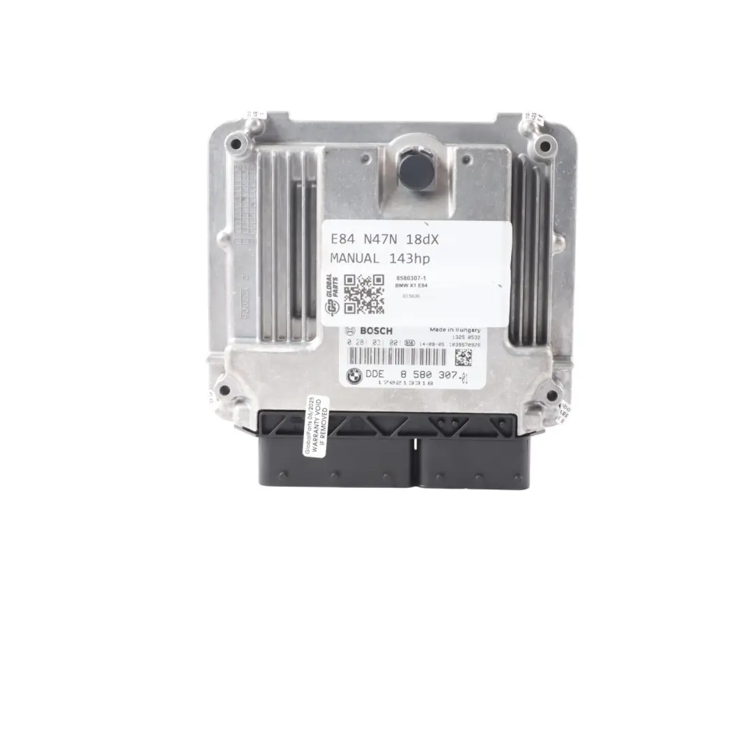 18dX Diesel N47N 143HP Engine Unit ECU Kit DDE Manual to BMW X1 E84 with Part number 8580307 BMW X1 E84 18dX Diesel N47N 143HP Engine Unit ECU Kit DDE Manual - SKU 8580307-1 - Part number 8580307