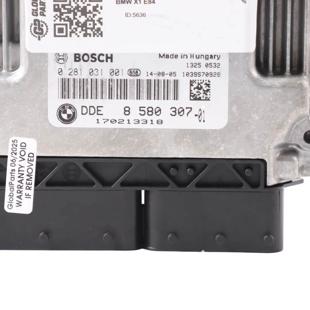 18dX Diesel N47N 143HP Engine Unit ECU Kit DDE Manual to BMW X1 E84 with Part number 8580307 BMW X1 E84 18dX Diesel N47N 143HP Engine Unit ECU Kit DDE Manual - SKU 8580307-1 - Part number 8580307