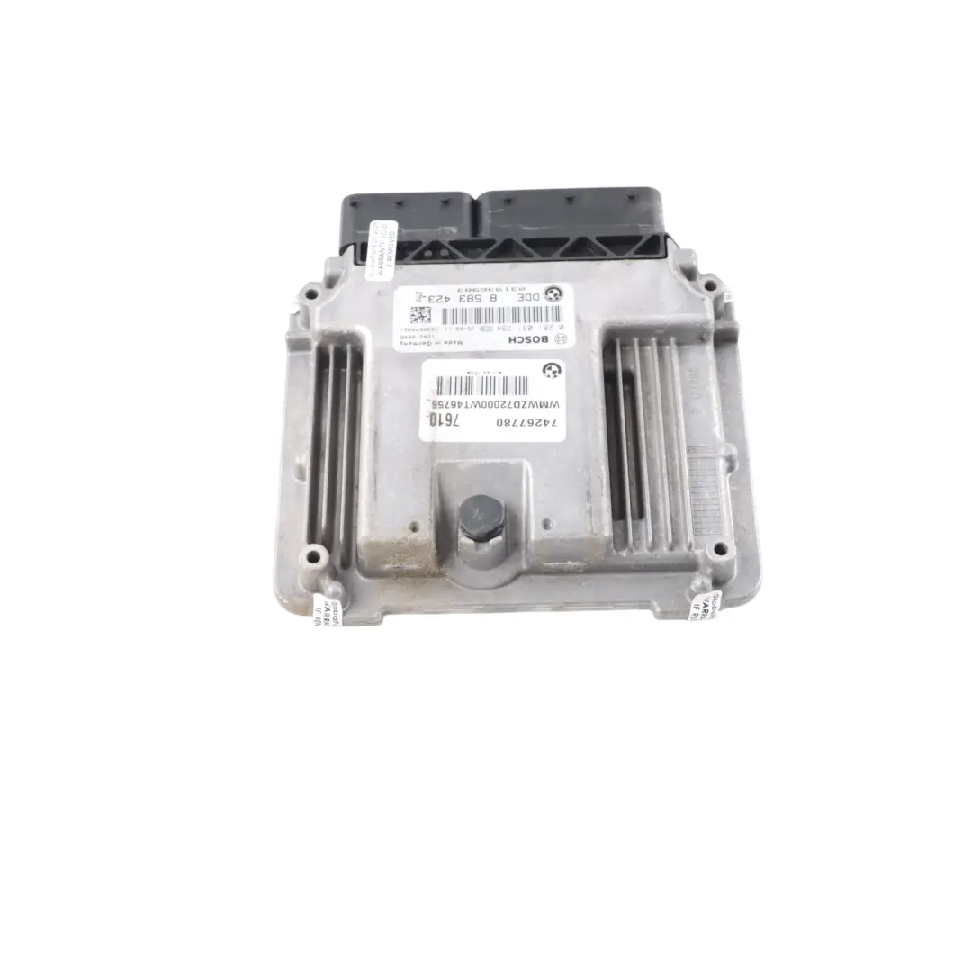 N47N 143HP Engine Control ECU DDE Manual to Mini Cooper SD ALL4 R60 R61 with Part number 8583423 Mini Cooper SD ALL4 R60 R61 N47N 143HP Engine Control ECU DDE Manual - SKU 8583423-10 - Part number 8583423