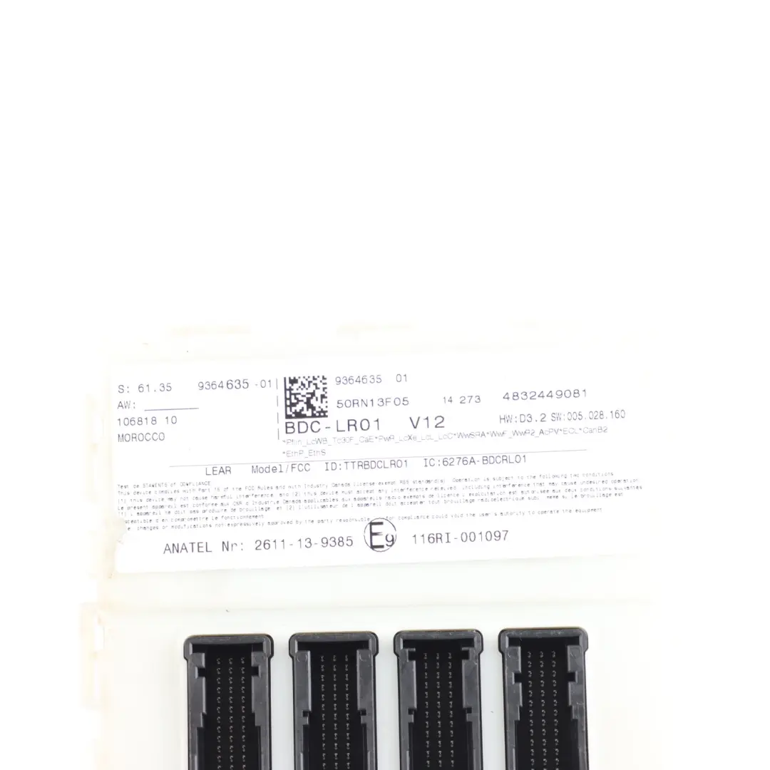 Mini Cooper D F55 F56 B37 116HP Diesel Engine ECU Kit DDE 8586766 Manual - SKU 8586766-3 - Part number 8473185