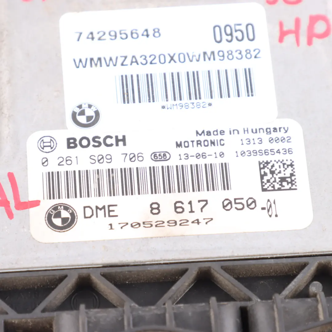 Mini R55 R56 R57 LCI N16 98HP Engine Control Unit ECU DME Manual - SKU 8617050-5 - Part number 8617050