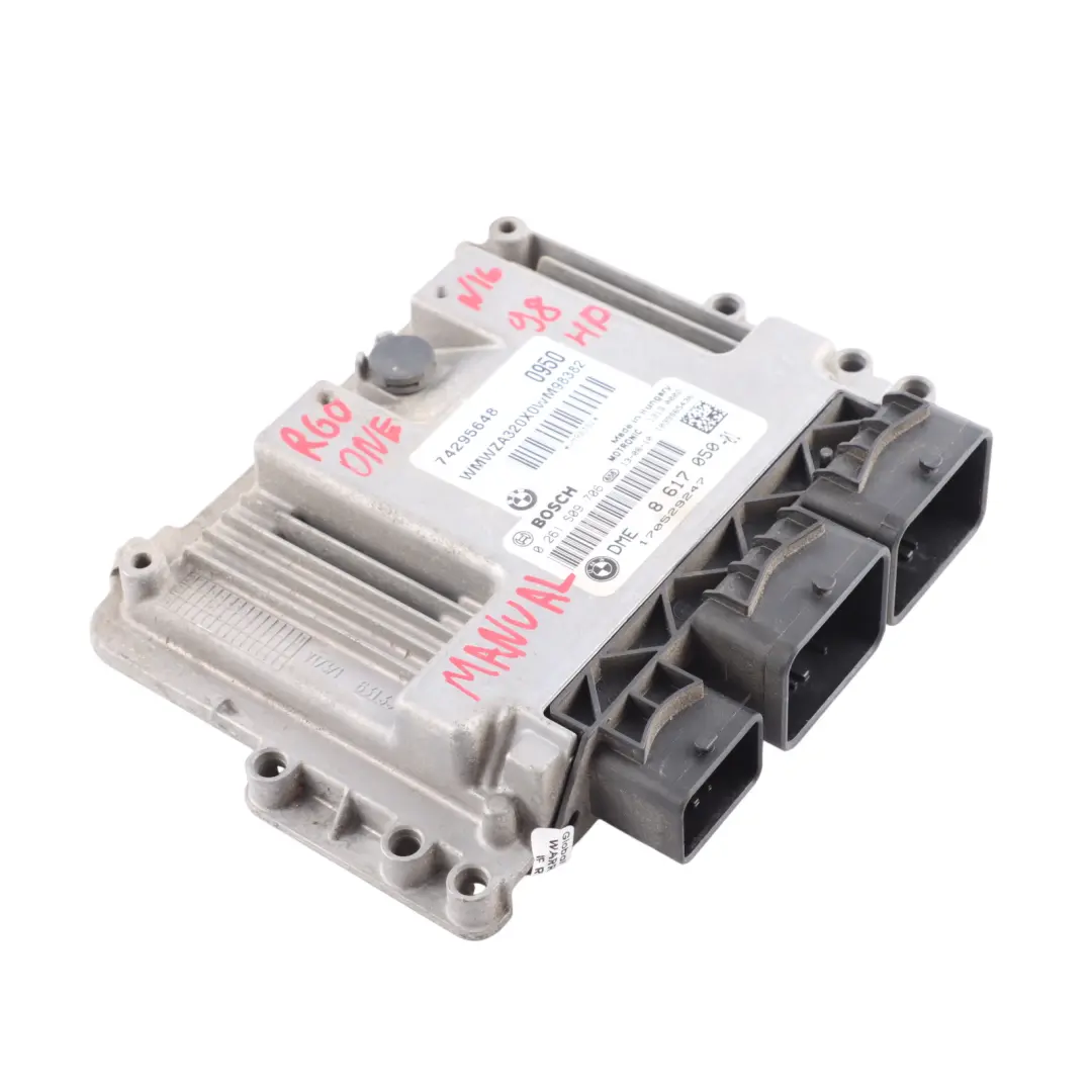 98HP Engine Control Unit ECU DME Manual to Mini R55 R56 R57 LCI N16 with Part number 8617050 Mini R55 R56 R57 LCI N16 98HP Engine Control Unit ECU DME Manual - SKU 8617050-5 - Part number 8617050
