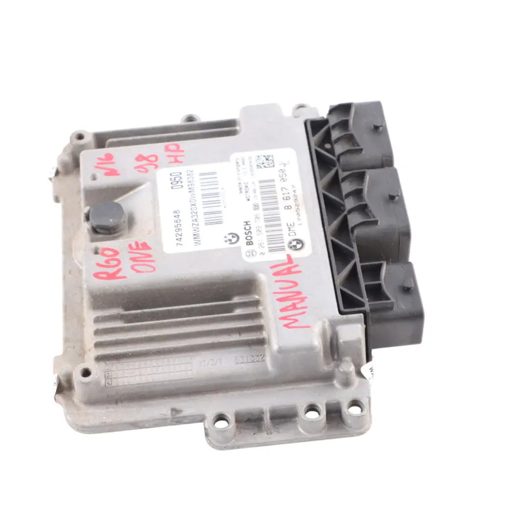 98HP Engine Control Unit ECU DME Manual to Mini R55 R56 R57 LCI N16 with Part number 8617050 Mini R55 R56 R57 LCI N16 98HP Engine Control Unit ECU DME Manual - SKU 8617050-5 - Part number 8617050