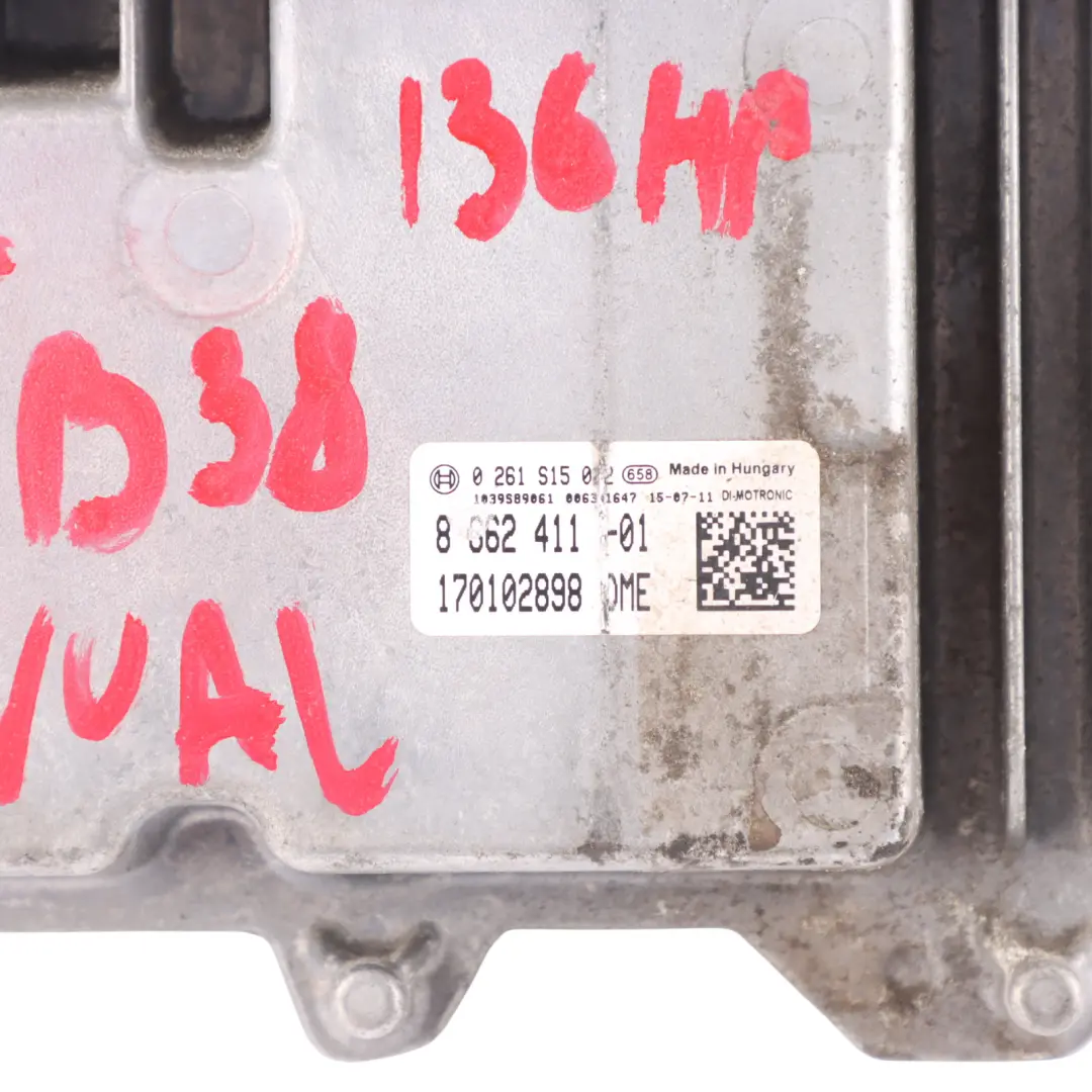 BMW F22 F23 F30 F31 LCI 218I 318I B38 136HP Motore ECU DME 8662411 Manuale - SKU 8662411-5 - Numero di parte 8486839