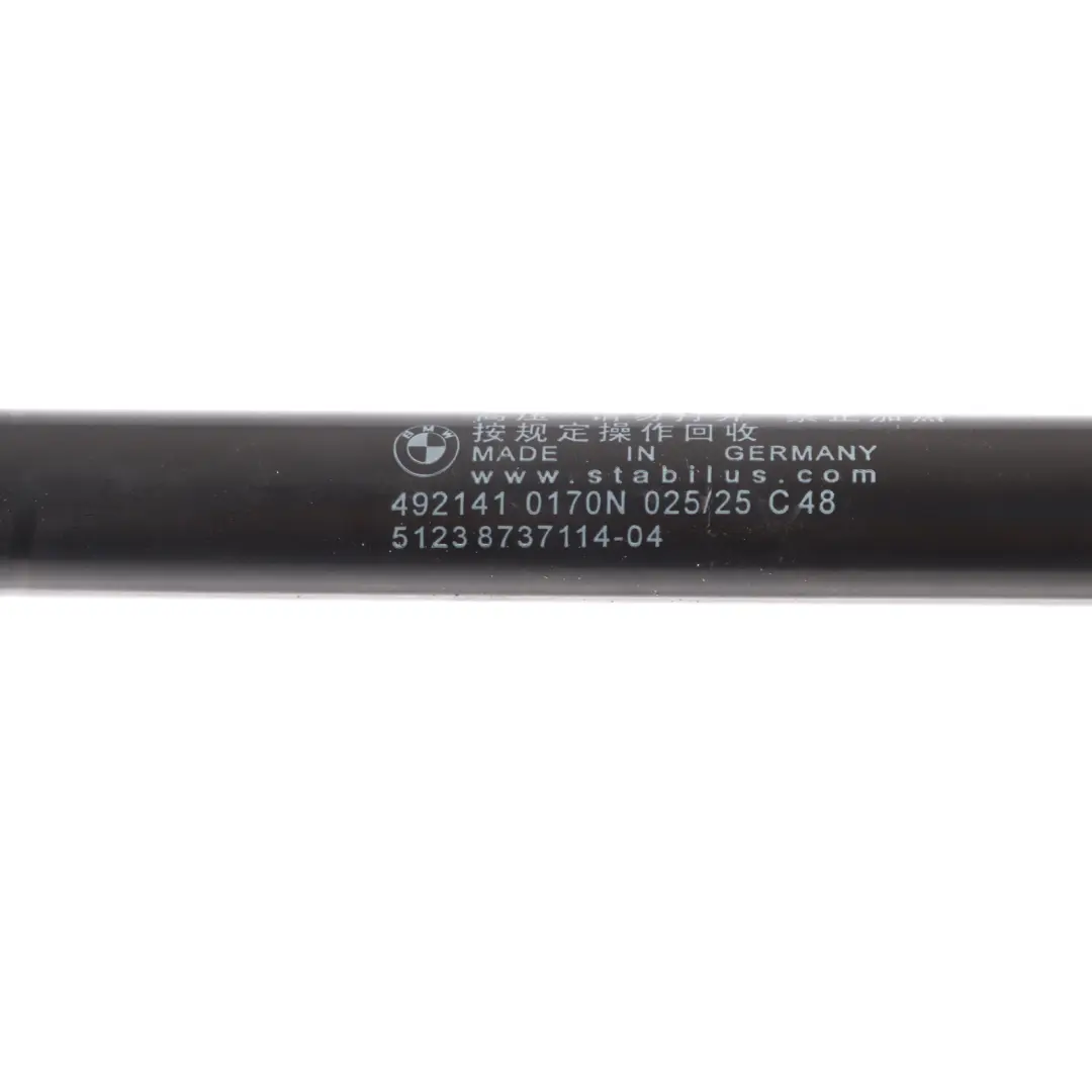 Bonnet Hood Gas Spring Lifter Left Right N/O/S to BMW U06 Active Tourer with Part number 8737114 BMW U06 Active Tourer Bonnet Hood Gas Spring Lifter Left Right N/O/S - SKU 8737114 - Part number 8737114
