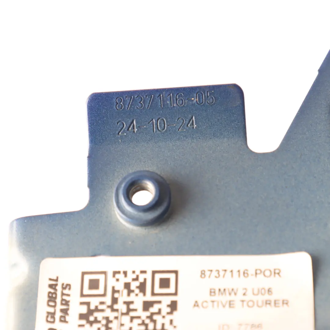 Fender Mount BMW U06 Front Wing Right O/S Bracket Support Portimao Blue C31 to with Part number 8737116 Fender Mount BMW U06 Front Wing Right O/S Bracket Support Portimao Blue C31 - SKU 8737116-POR - Part number 8737116