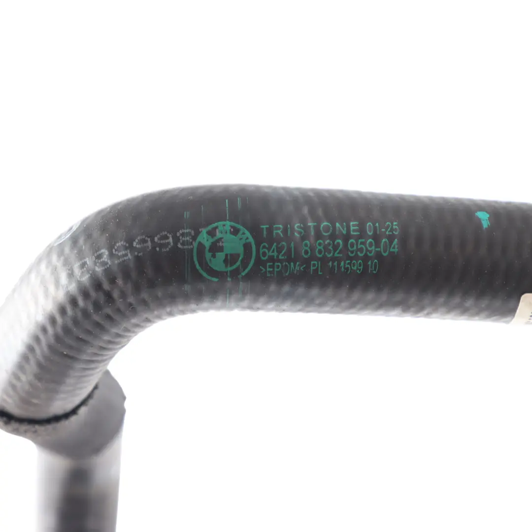 Water Coolant Pipe BMW U06 Active Tourer U10 U11 Petrol Engine Second Inlet to with Part number 8832959 Water Coolant Pipe BMW U06 Active Tourer U10 U11 Petrol Engine Second Inlet - SKU 8832959 - Part number 8832959