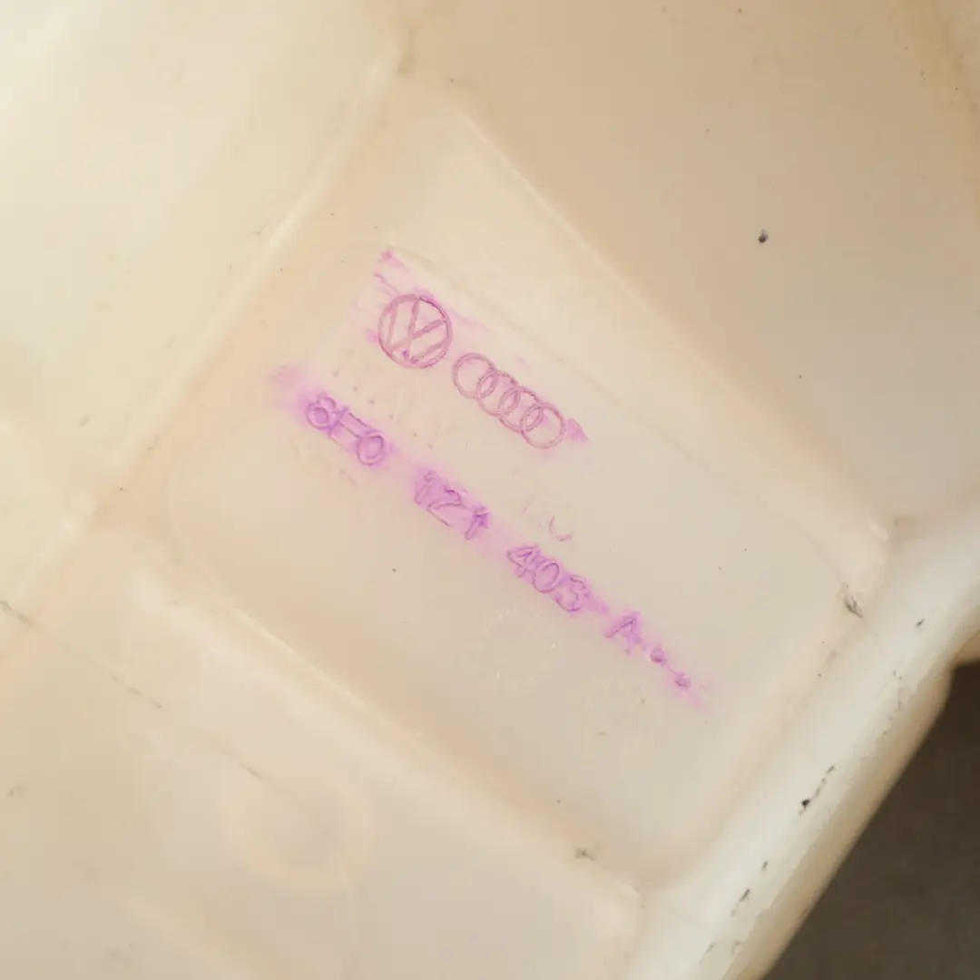 Audi A4 B6 B7 Seat Exeo 3R Coolant Expansion Tank Header Bottle 8E0121403F - SKU 8E0121403A - Part number 8E0121403A