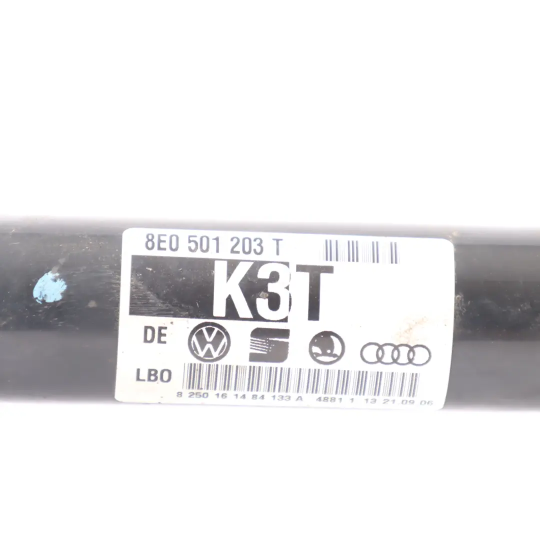 Audi S4 B7 8E Quattro Driveshaft K3T Rear Axle Left Right N/O/S - SKU 8E0501203T - Part number 8E0501203T