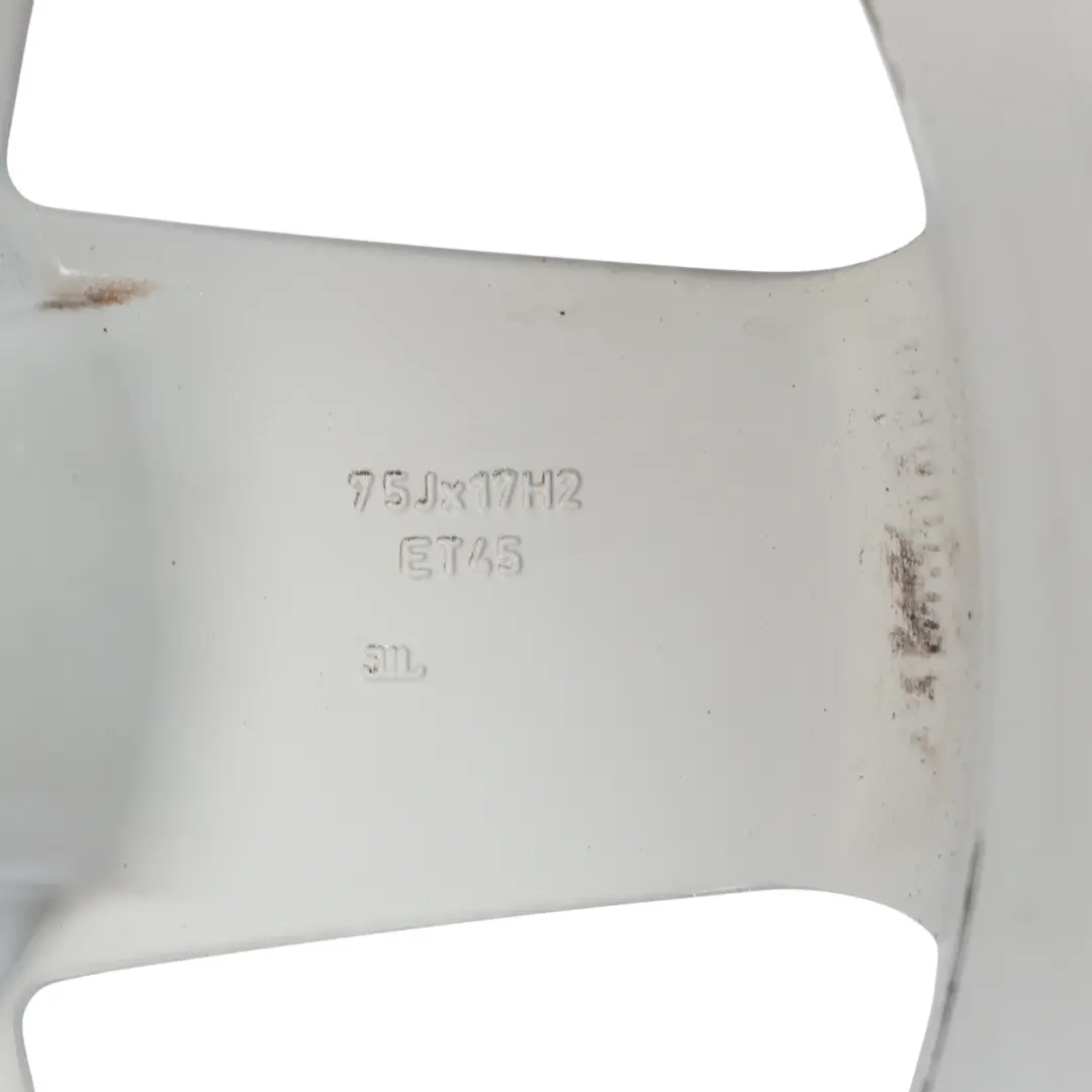 Audi A4 B6 B7 Felga Aluminiowa Srebrna 17" 6,5J ET:45 - SKU 8E0601025E-1 - Numer Części 8E0601025E