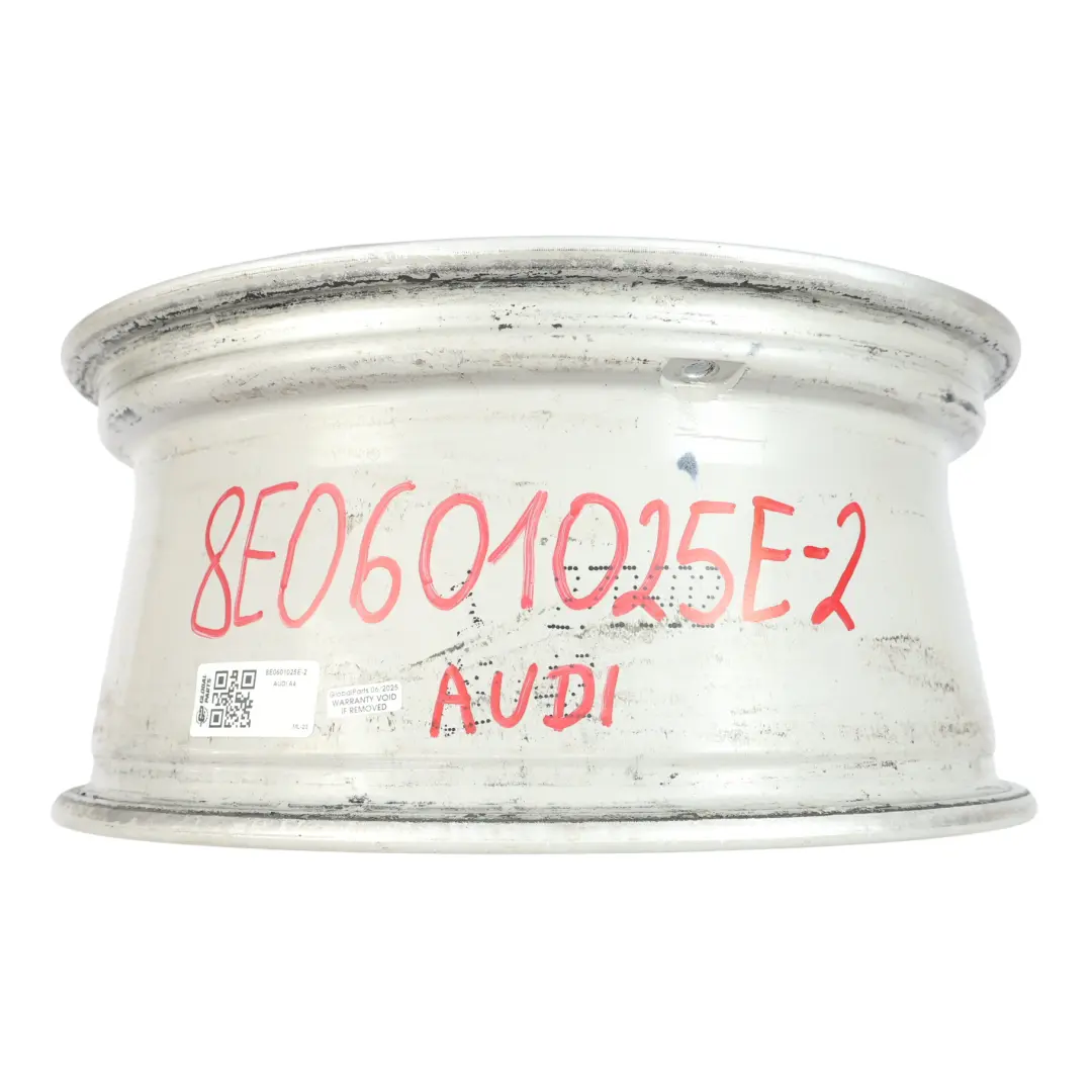 Silberne Leicht Metall Felge 17" 6,5J ET:45 Audi A4 B6 B7 - SKU 8E0601025E-2 - Teilenummer 8E0601025E