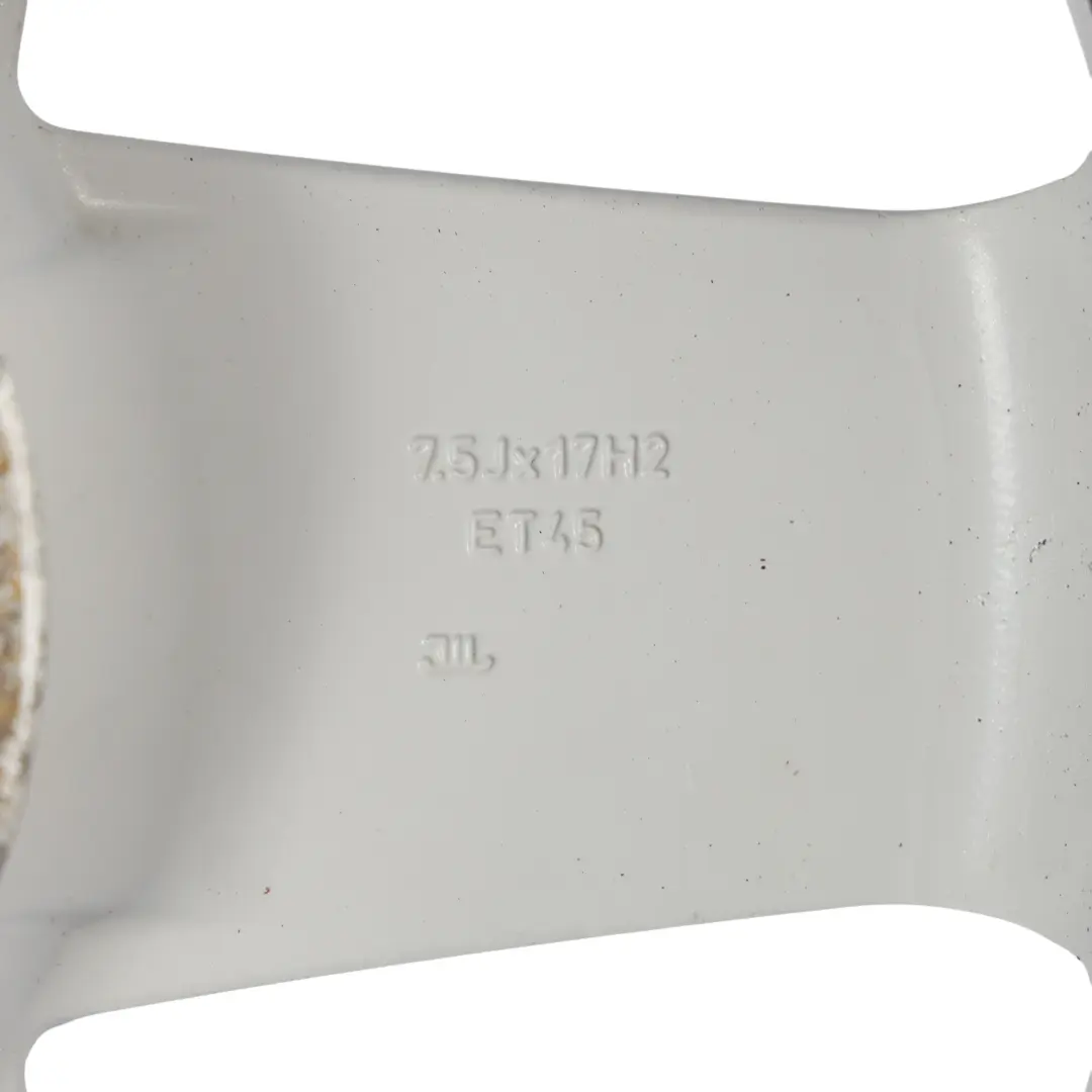 Silberne Leicht Metall Felge 17" 6,5J ET:45 Audi A4 B6 B7 - SKU 8E0601025E-2 - Teilenummer 8E0601025E