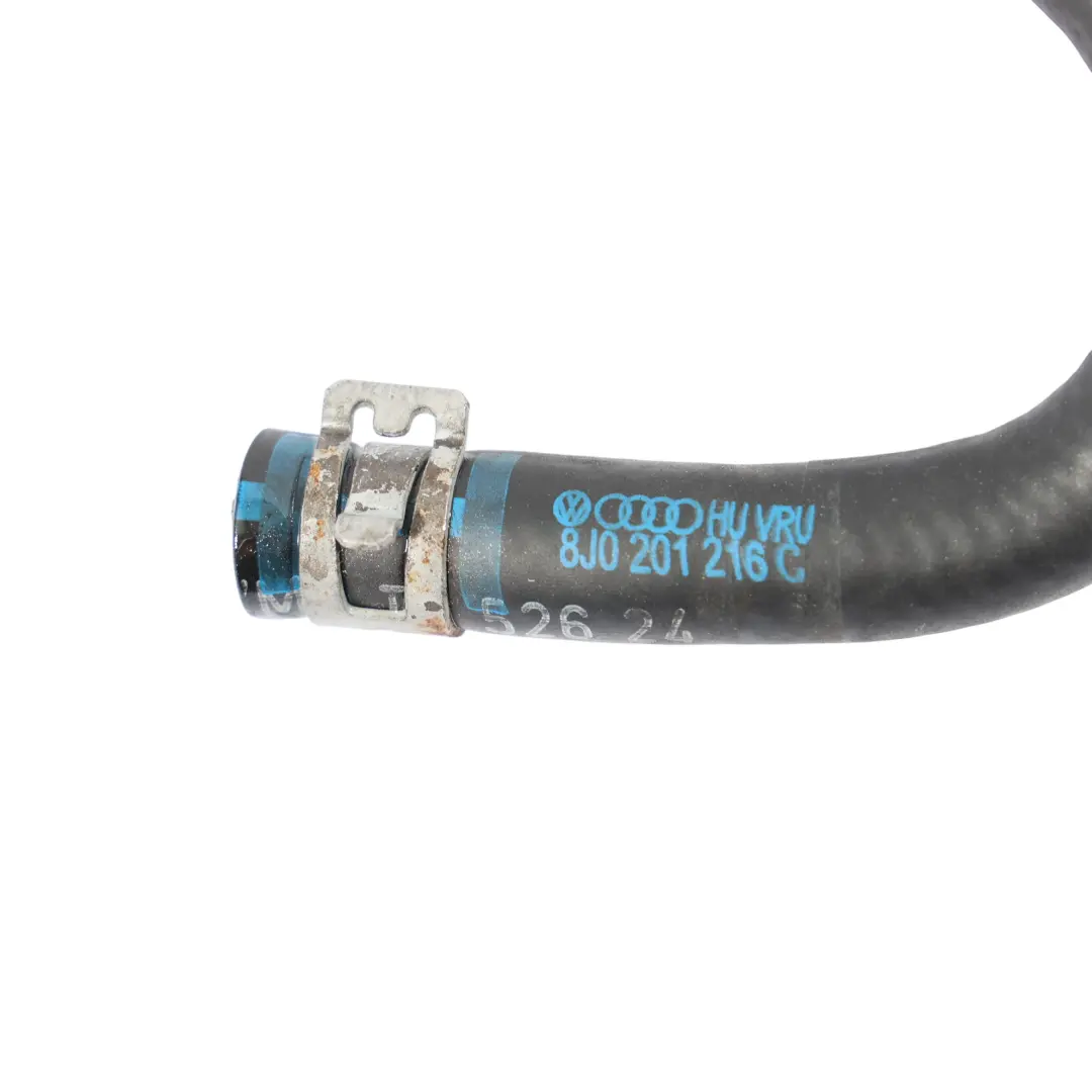 Audi TT 8J Water Coolant Hose Line Return Tube Pipe - SKU 8J0201216C - Part number 8J0201216C