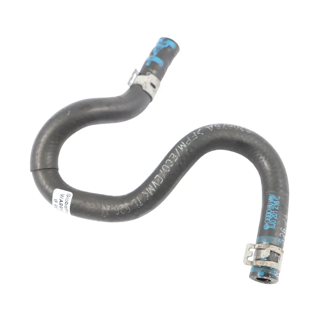 Audi TT 8J Water Coolant Hose Line Return Tube Pipe - SKU 8J0201216C - Part number 8J0201216C