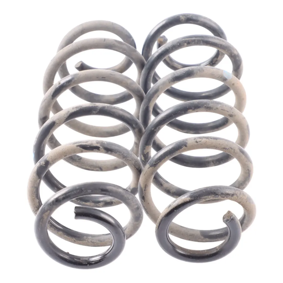 Audi TT 8J Rear Coil Spring Suspension Brown Blue Left Right SET - SKU 8J0511115AL - Part number 8J0511115AL