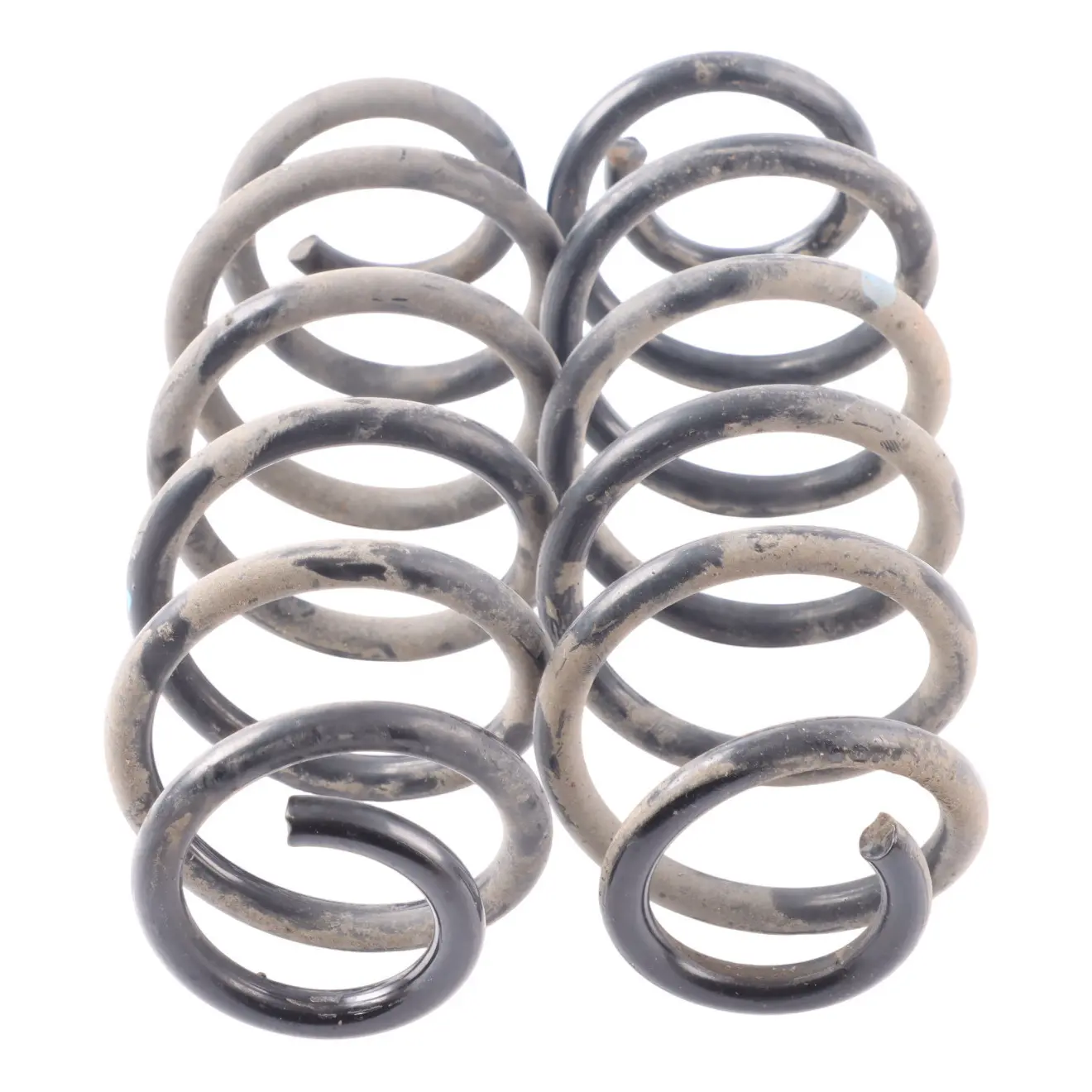 Audi TT 8J Rear Coil Spring Suspension Brown Blue Left Right 8J0511115AL SET