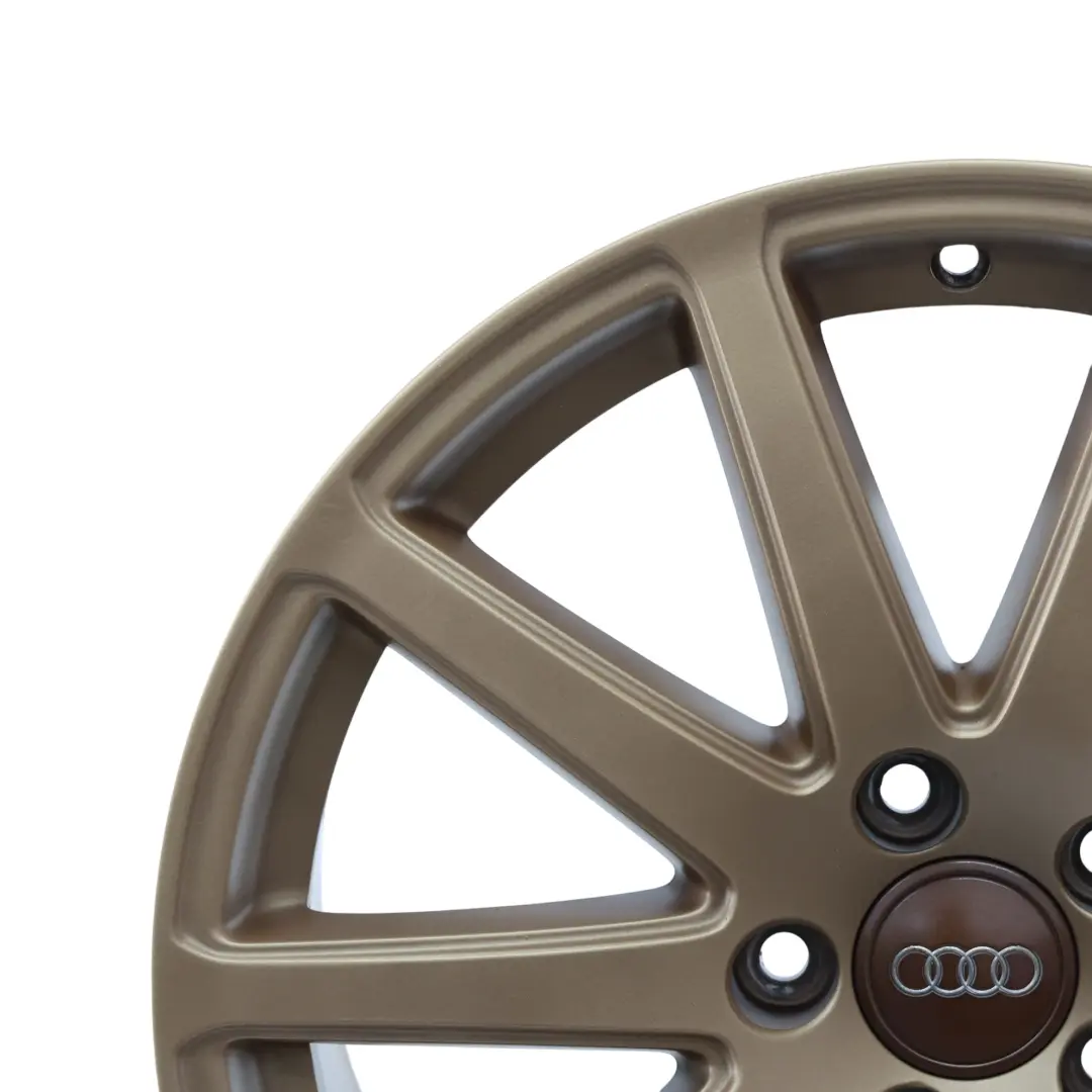 Audi TT 8J Cerchio In Lega 18" 9J ET:52 A 10 Razze Oro - SKU 8J0601025AA-1 - Numero di parte 8J0601025AA