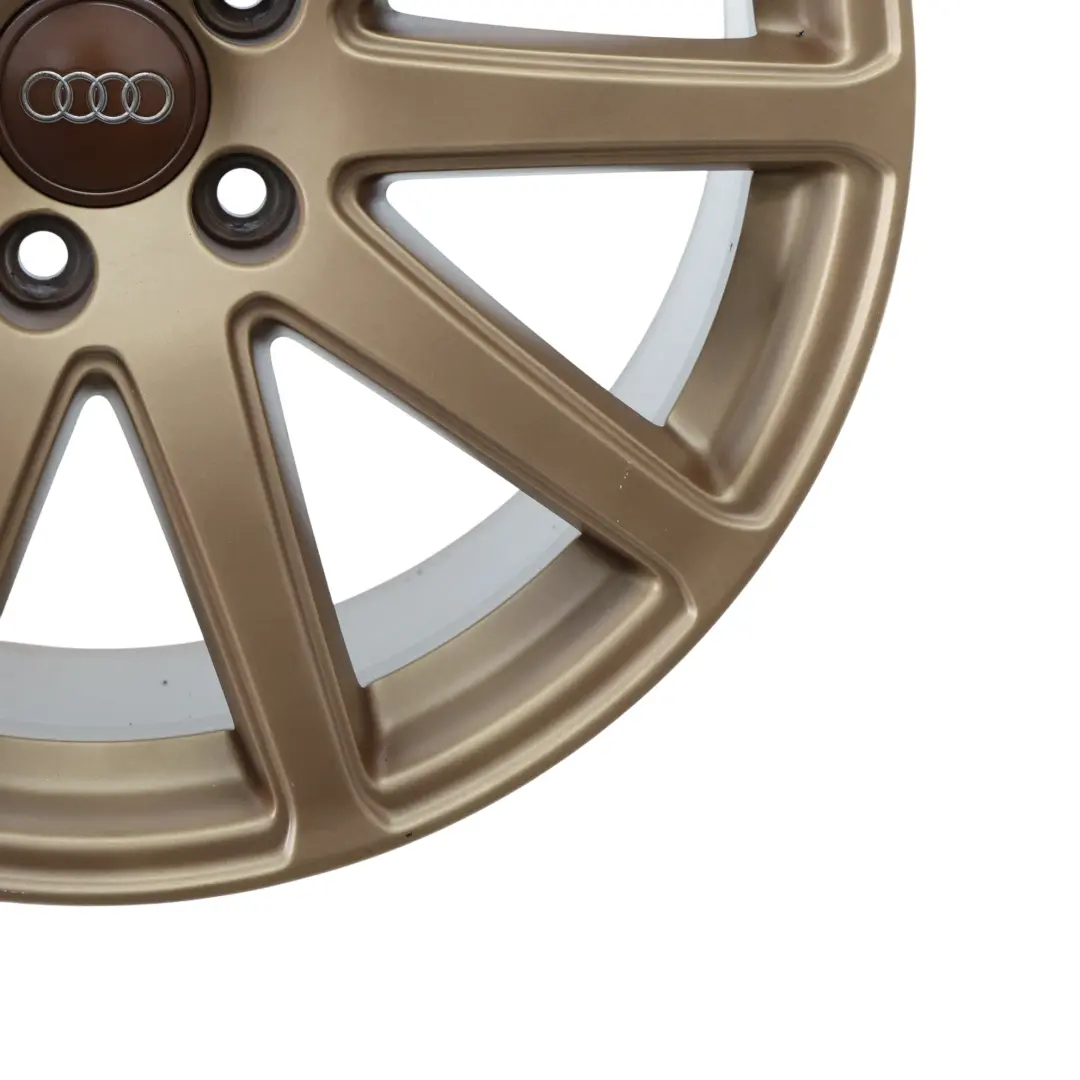 Alloy Wheel Rim 18" 9J ET:52 10-Spoke Gold to Audi TT 8J with Part number 8J0601025AA Audi TT 8J Alloy Wheel Rim 18" 9J ET:52 10-Spoke Gold - SKU 8J0601025AA-1 - Part number 8J0601025AA