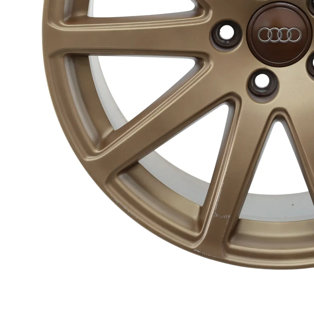 Audi TT 8J Cerchio In Lega 18" 9J ET:52 A 10 Razze Oro - SKU 8J0601025AA-1 - Numero di parte 8J0601025AA
