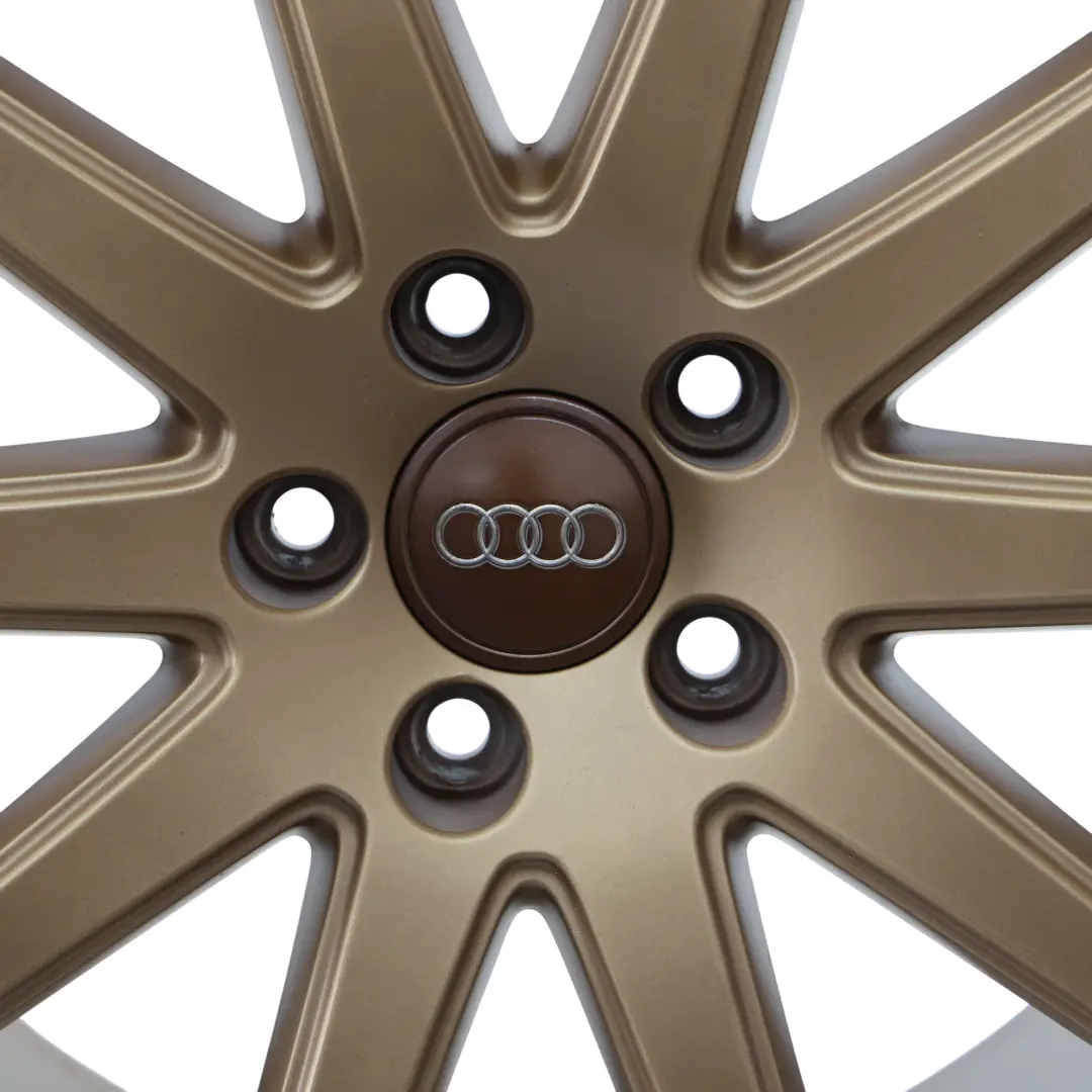 Audi TT 8J Cerchio In Lega 18" 9J ET:52 A 10 Razze Oro - SKU 8J0601025AA-1 - Numero di parte 8J0601025AA