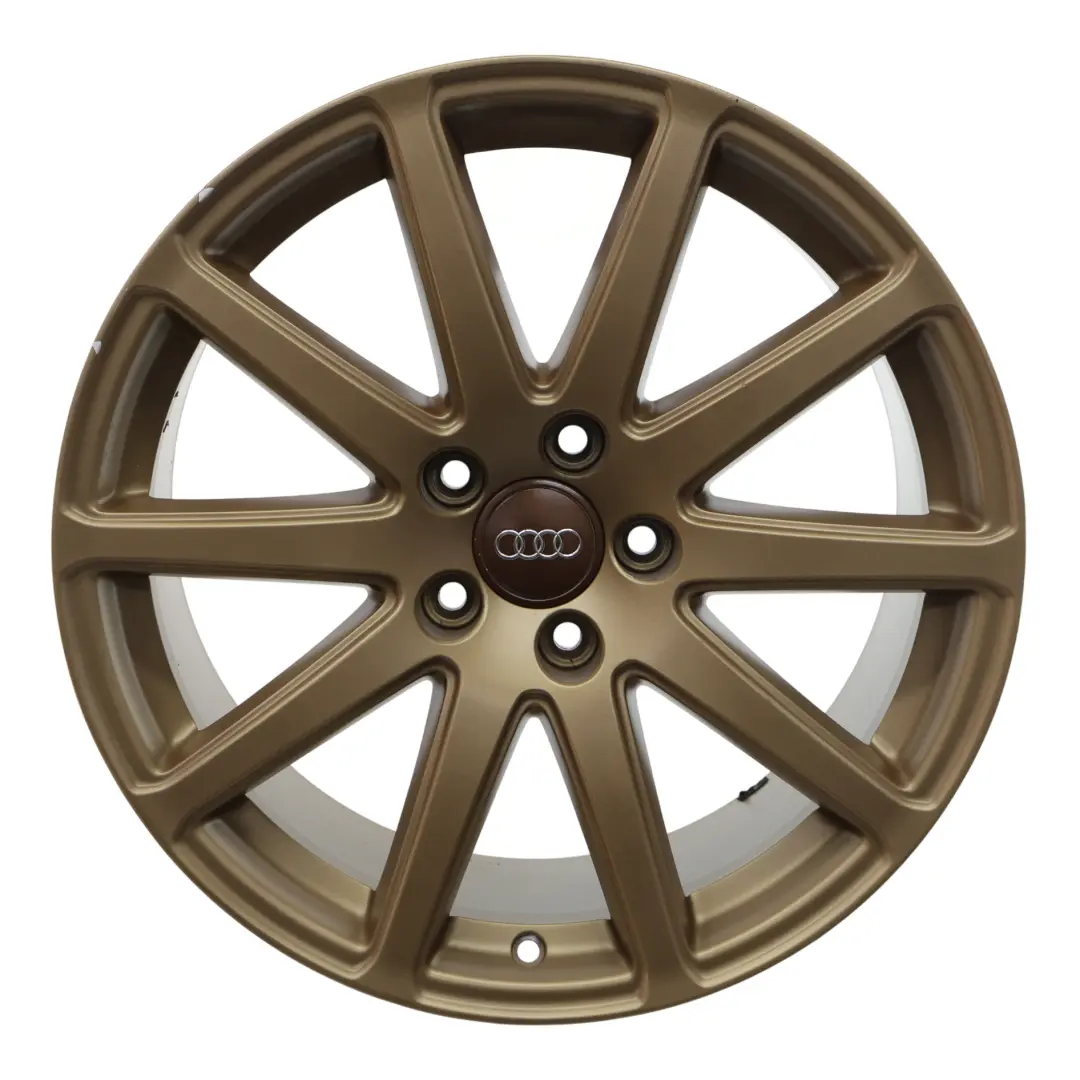 Alloy Wheel Rim 18" 9J ET:52 10-Spoke Gold to Audi TT 8J with Part number 8J0601025AA Audi TT 8J Alloy Wheel Rim 18" 9J ET:52 10-Spoke Gold - SKU 8J0601025AA-2 - Part number 8J0601025AA