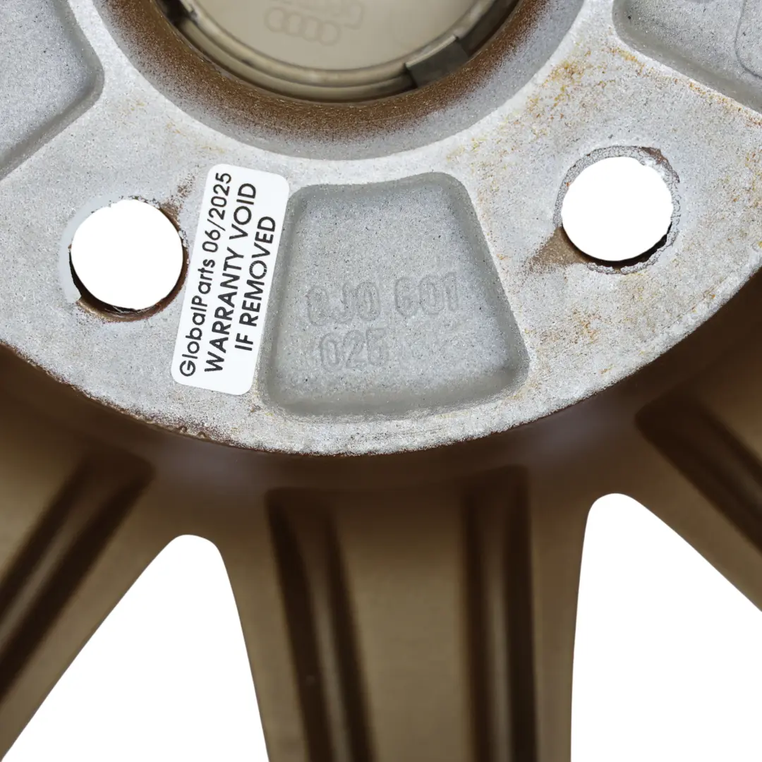 Leicht Metall Felge 18" 9J ET:52 10-Speichen Gold für Audi TT 8J mit Teilenummer 8J0601025AA Audi TT 8J Leicht Metall Felge 18" 9J ET:52 10-Speichen Gold - SKU 8J0601025AA-2 - Teilenummer 8J0601025AA