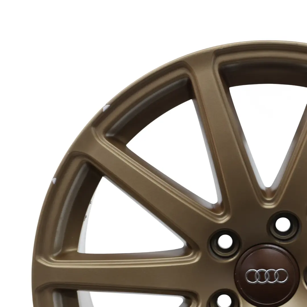 Audi TT 8J Cerchio In Lega 18" 9J ET:52 A 10 Razze Oro - SKU 8J0601025AA-2 - Numero di parte 8J0601025AA
