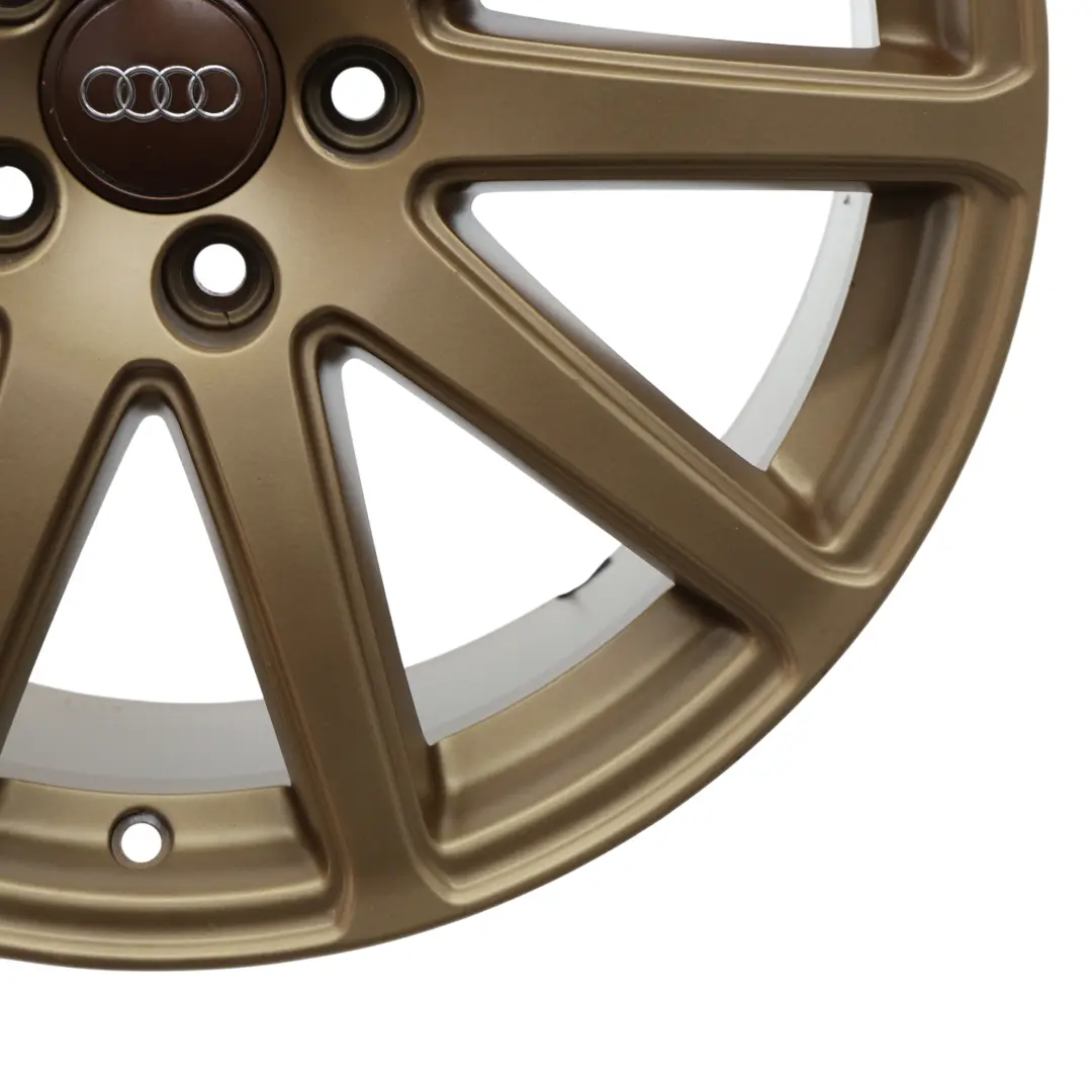 Cerchio In Lega 18" 9J ET:52 A 10 Razze Oro per Audi TT 8J con numero di parte 8J0601025AA Audi TT 8J Cerchio In Lega 18" 9J ET:52 A 10 Razze Oro - SKU 8J0601025AA-2 - Numero di parte 8J0601025AA
