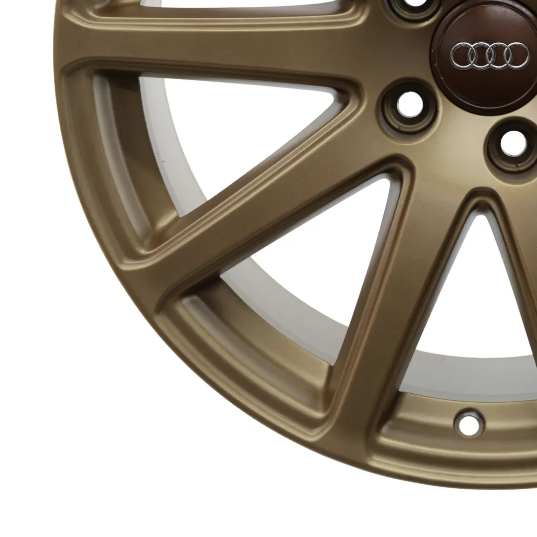 Audi TT 8J Cerchio In Lega 18" 9J ET:52 A 10 Razze Oro - SKU 8J0601025AA-2 - Numero di parte 8J0601025AA