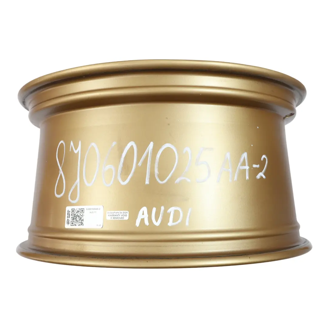 Audi TT 8J Cerchio In Lega 18" 9J ET:52 A 10 Razze Oro - SKU 8J0601025AA-2 - Numero di parte 8J0601025AA