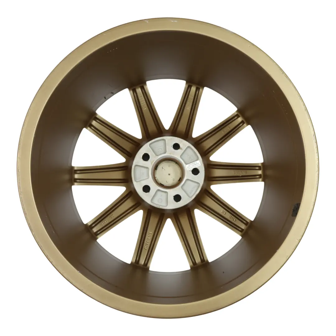 Audi TT 8J Cerchio In Lega 18" 9J ET:52 A 10 Razze Oro - SKU 8J0601025AA-2 - Numero di parte 8J0601025AA