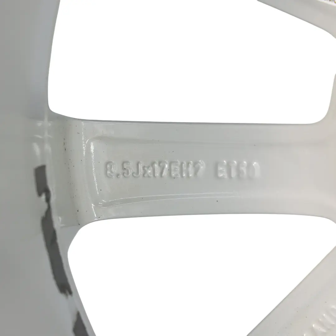 Audi Mk2 TT Silver Alloy Wheel Rim 17" ET:50 8,5J 8J0601025A - SKU 8J0601025BE-1 - Part number 8J0601025BE