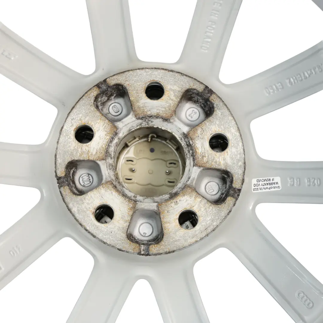 Audi TT 8J Cerchio In Lega 17" ET:50 8,5J Argento - SKU 8J0601025BE-2 - Numero di parte 8J0601025BE
