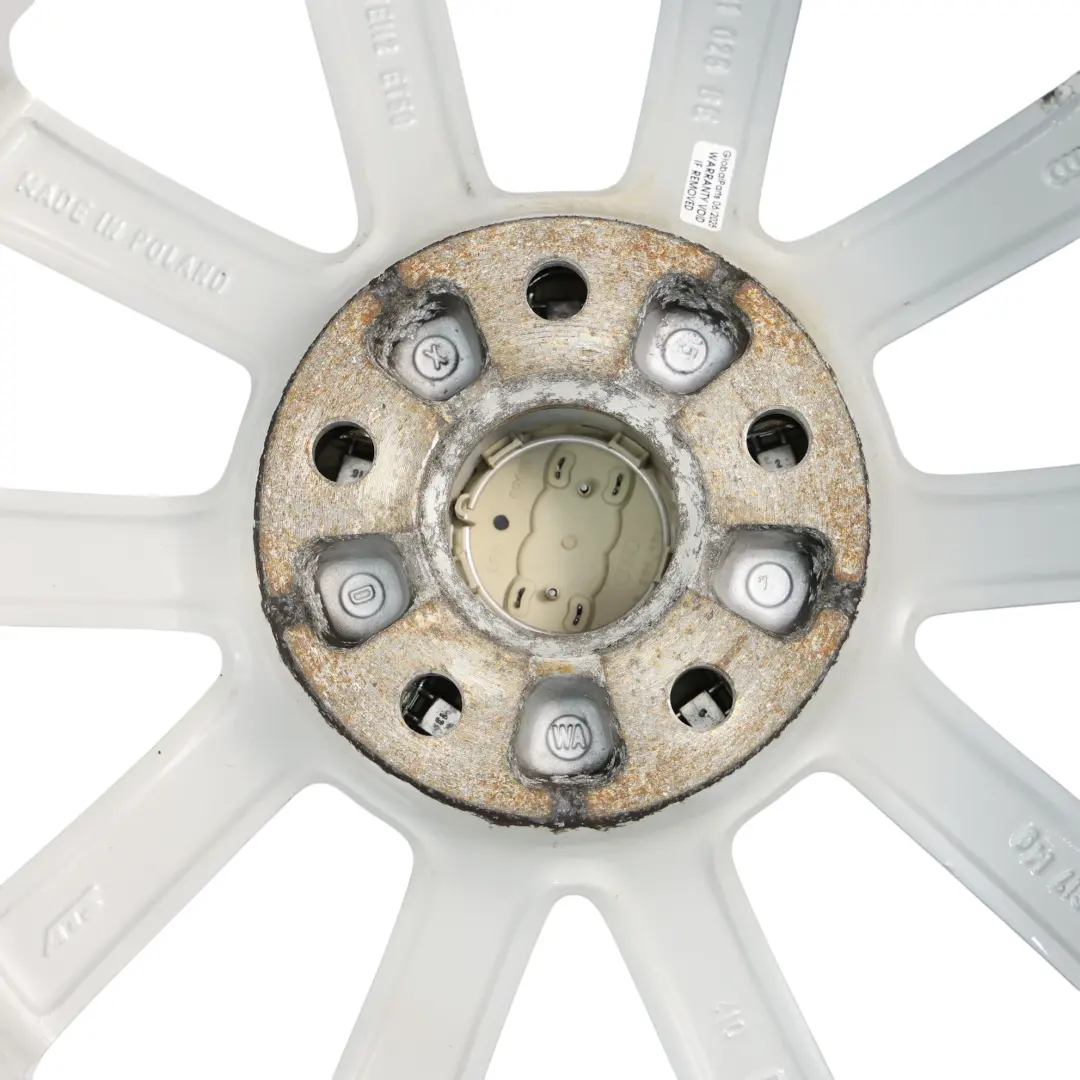 Audi TT 8J Wheel Rim Alloy 17" ET:50 8,5J Silver - SKU 8J0601025BE-3 - Part number 8J0601025BE