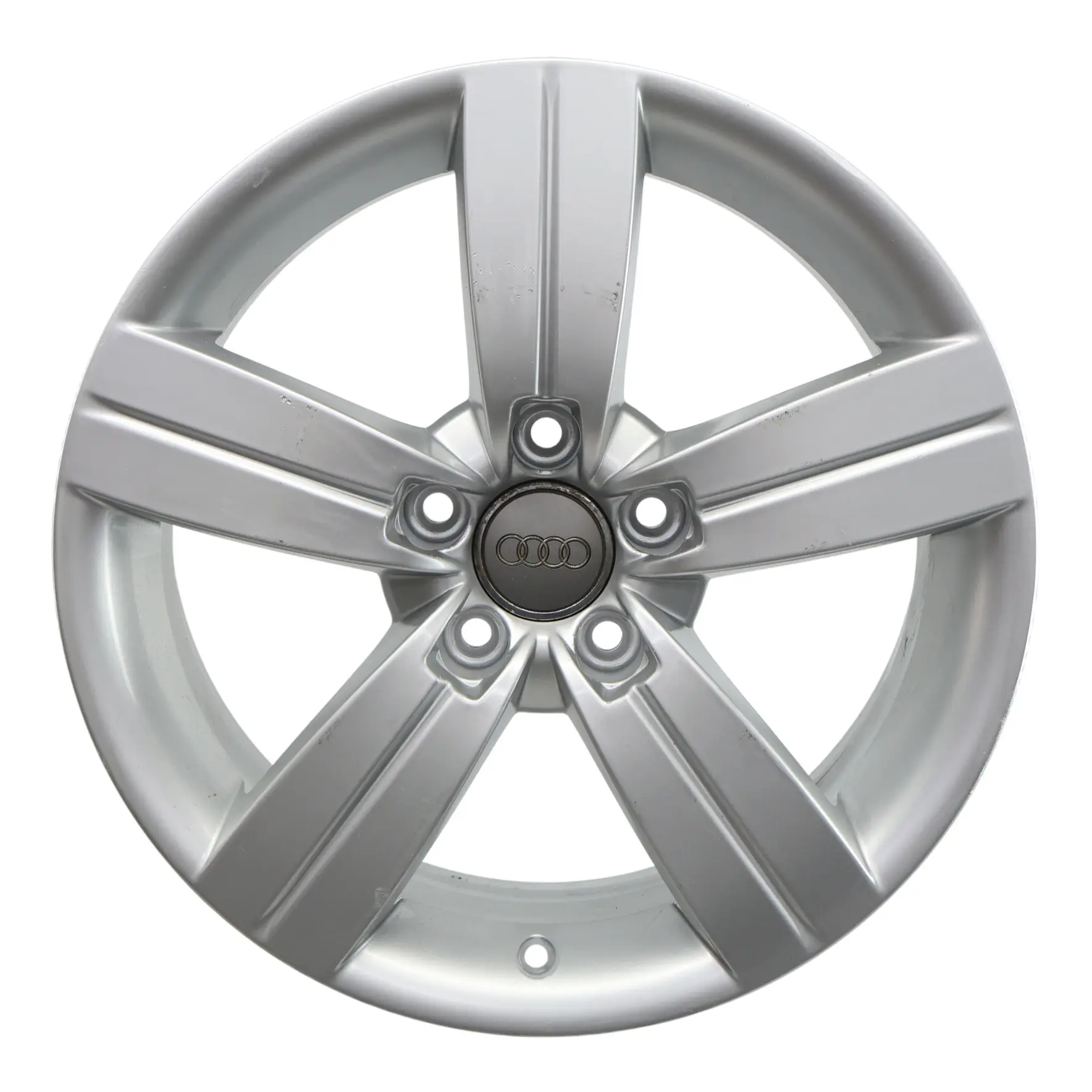 Llanta de aleación plateada Audi TT Mk2 8J 17" ET:47 8J Star Spoke 8J0601025C