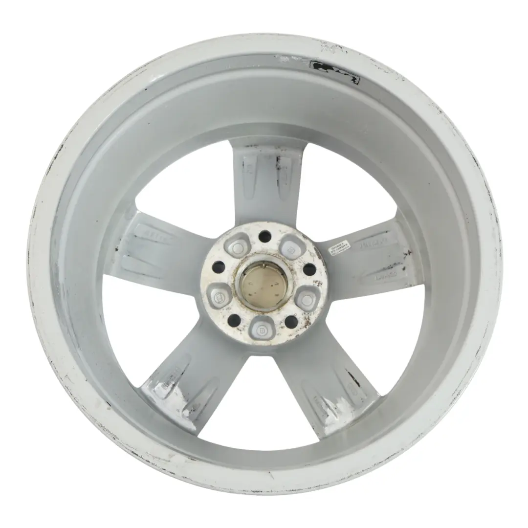 Audi TT Mk2 8J jante alliage argentée 17" ET:47 8J Star Spoke - SKU 8J0601025C-2 - Numéro de pièce 8J0601025C