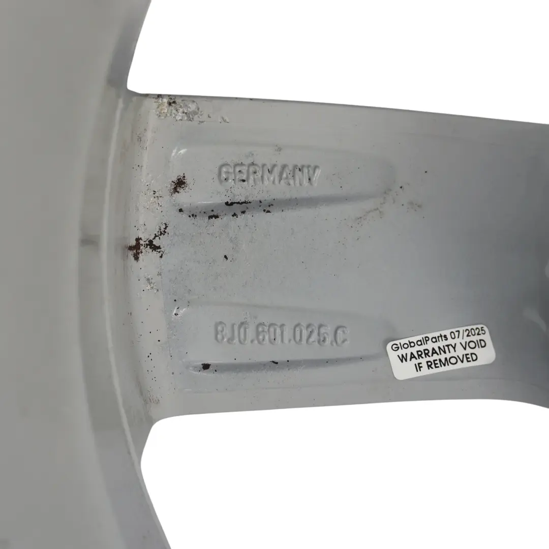 Mk2 8J Silber Leichtmetallfelge 17" ET:47 8J Sternspeiche für Audi TT mit Teilenummer 8J0601025C Audi TT Mk2 8J Silber Leichtmetallfelge 17" ET:47 8J Sternspeiche - SKU 8J0601025C-2 - Teilenummer 8J0601025C