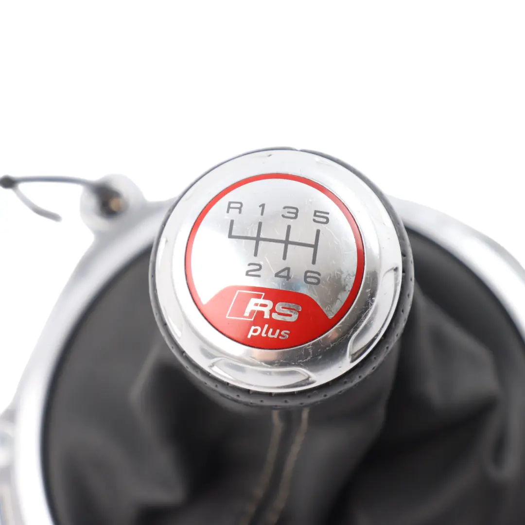 TTRS 8J Gear Lever Manual Shift Selector Knob Cover 6 Speed to Audi with Part number 8J0711113K Audi TTRS 8J Gear Lever Manual Shift Selector Knob Cover 6 Speed - SKU 8J0711113K - Part number 8J0711113K