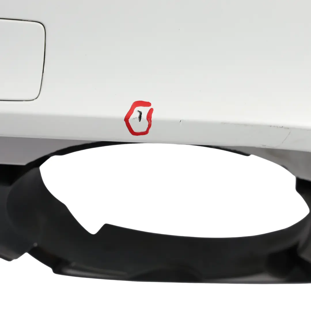 Audi TT 8J Rear Bumper V6 RS Trim Panel Covering Suzuka Grey Metallic - Y7F - SKU 8J0807303G-SUG - Part number 8J0807303G