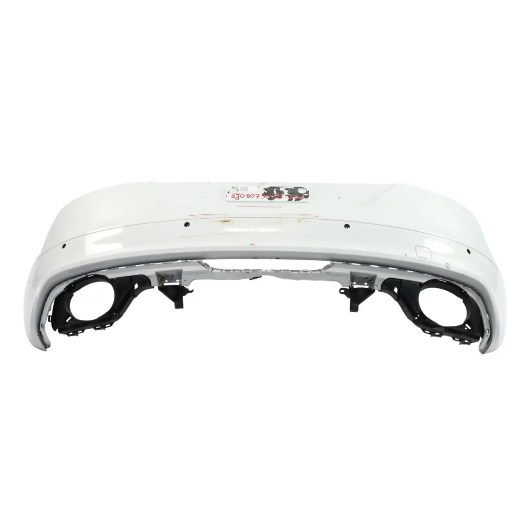 Bumper V6 RS Trim Panel Covering Suzuka Grey Metallic - Y7F to Audi TT 8J Rear with Part number 8J0807303G Audi TT 8J Rear Bumper V6 RS Trim Panel Covering Suzuka Grey Metallic - Y7F - SKU 8J0807303G-SUG - Part number 8J0807303G