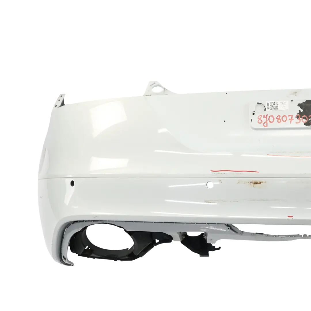 Bumper V6 RS Trim Panel Covering Suzuka Grey Metallic - Y7F to Audi TT 8J Rear with Part number 8J0807303G Audi TT 8J Rear Bumper V6 RS Trim Panel Covering Suzuka Grey Metallic - Y7F - SKU 8J0807303G-SUG - Part number 8J0807303G