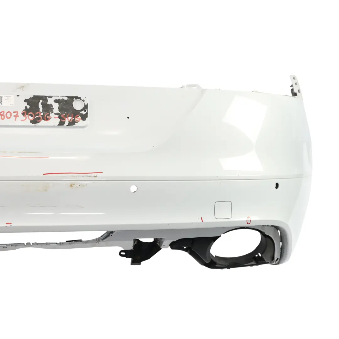 Bumper V6 RS Trim Panel Covering Suzuka Grey Metallic - Y7F to Audi TT 8J Rear with Part number 8J0807303G Audi TT 8J Rear Bumper V6 RS Trim Panel Covering Suzuka Grey Metallic - Y7F - SKU 8J0807303G-SUG - Part number 8J0807303G