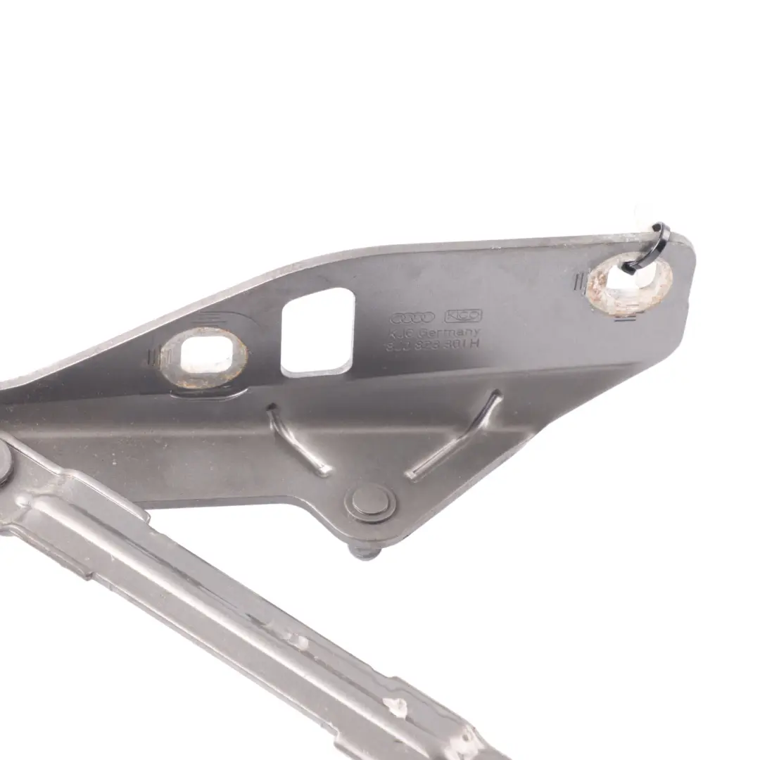 Front Bonnet Lid Hinge Left N/S 8J0823301H Dakota Grey Metallic - Y1P to Audi TT 8J with Part number 8J0826301H Audi TT 8J Front Bonnet Lid Hinge Left N/S 8J0823301H Dakota Grey Metallic - Y1P - SKU 8J0823301H-DAK - Part number 8J0826301H