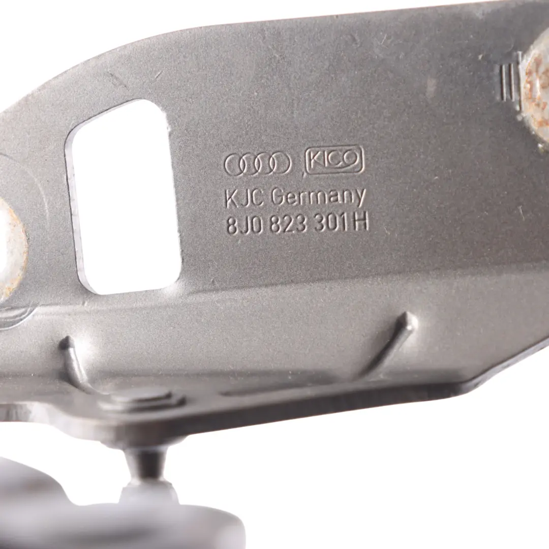 Front Bonnet Lid Hinge Left N/S 8J0823301H Dakota Grey Metallic - Y1P to Audi TT 8J with Part number 8J0826301H Audi TT 8J Front Bonnet Lid Hinge Left N/S 8J0823301H Dakota Grey Metallic - Y1P - SKU 8J0823301H-DAK - Part number 8J0826301H