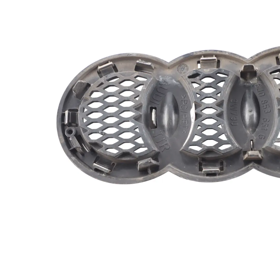 Audi TT 8J Front Bumper Centre Upper Grille Radiator Panel - SKU 8J0853651G-1 - Part number 8J0853651G