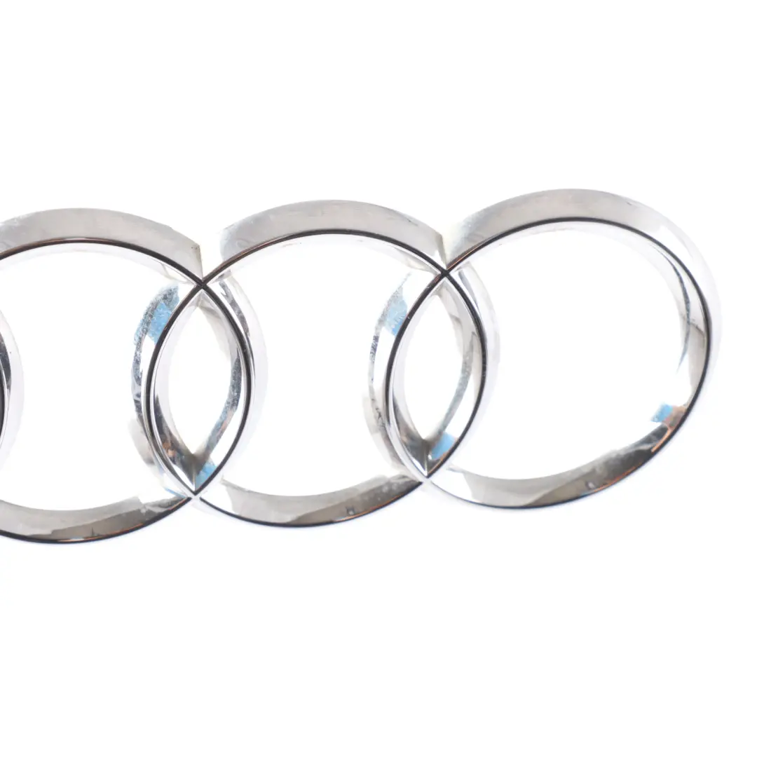 Audi TT 8J Rear Bumper Logo Emblem Chrome Rings - SKU 8J0853742A - Part number 8J0853742A