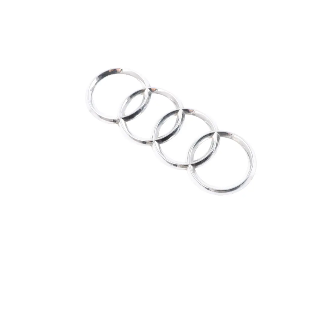 Audi TT 8J Rear Bumper Logo Emblem Chrome Rings - SKU 8J0853742A - Part number 8J0853742A